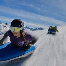 Snowshoe Hike & Airboarding in Romsdalen