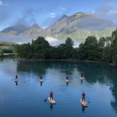 Stand-up Paddling on the Istra River